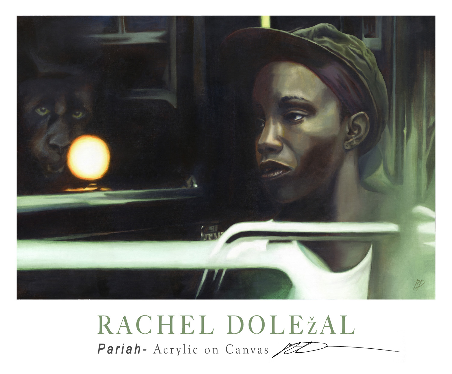 Pariah: Acrylic On Canvas - Rachel Dolezal