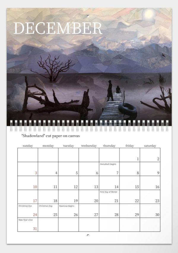 Rachel Dolezal Art Calendar 2023 December