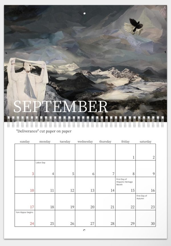Rachel Dolezal Art Calendar 2023 September