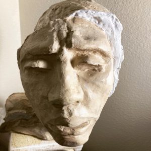 Misaligned Mind - ORIGINAL sculpture with pedestal