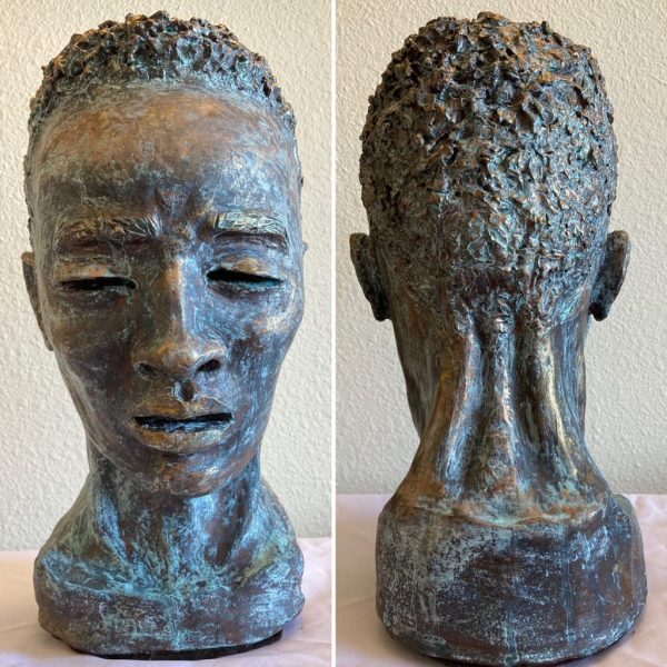 A Young Man Meditating – ORIGINAL Sculpture