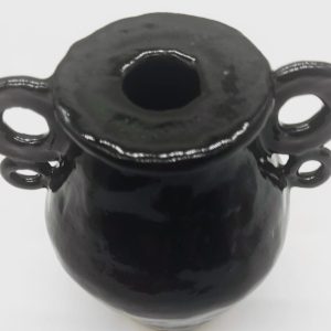 Raven Rings Vase – Original Pottery by Rachel Dolezal